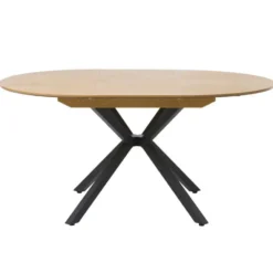 Nordic Home - Marcie uitschuifbare eettafel Ø120-170 cm - naturel
