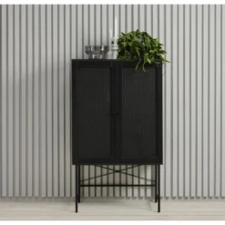 Nordic Home - Meya wandkast - zwart