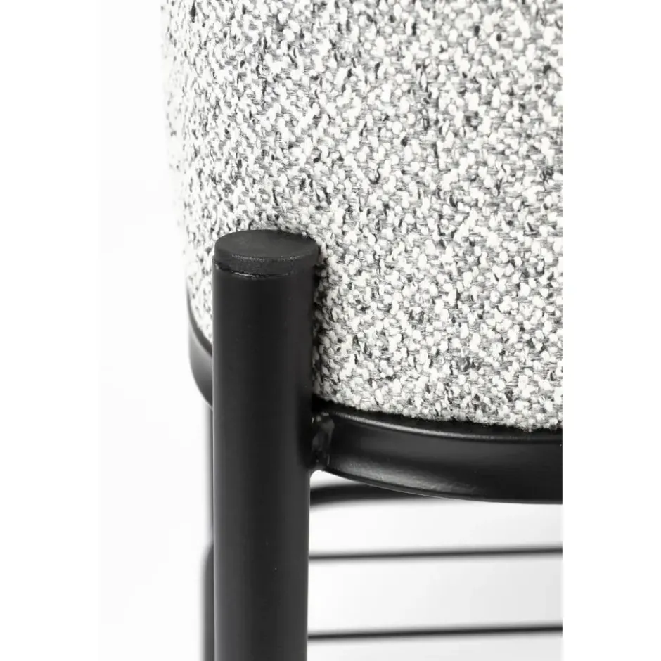 Novel Collection - Bankje Milou - Grijs - 90x35x45 cm