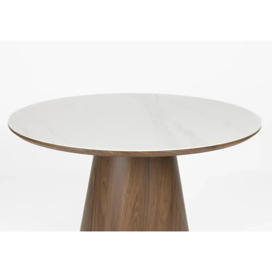 Novel Collection - Eetkamertafel Almira - Bruin - 115x115x77 cm