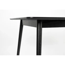 Novel Collection - Eetkamertafel Fabio - Zwart - 80x160x75 cm