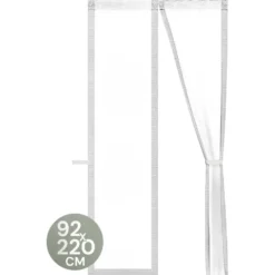 O'DADDY Deurgordijn Deluxe FIBER 92x220 - Magnetisch Vliegengordijn Wit