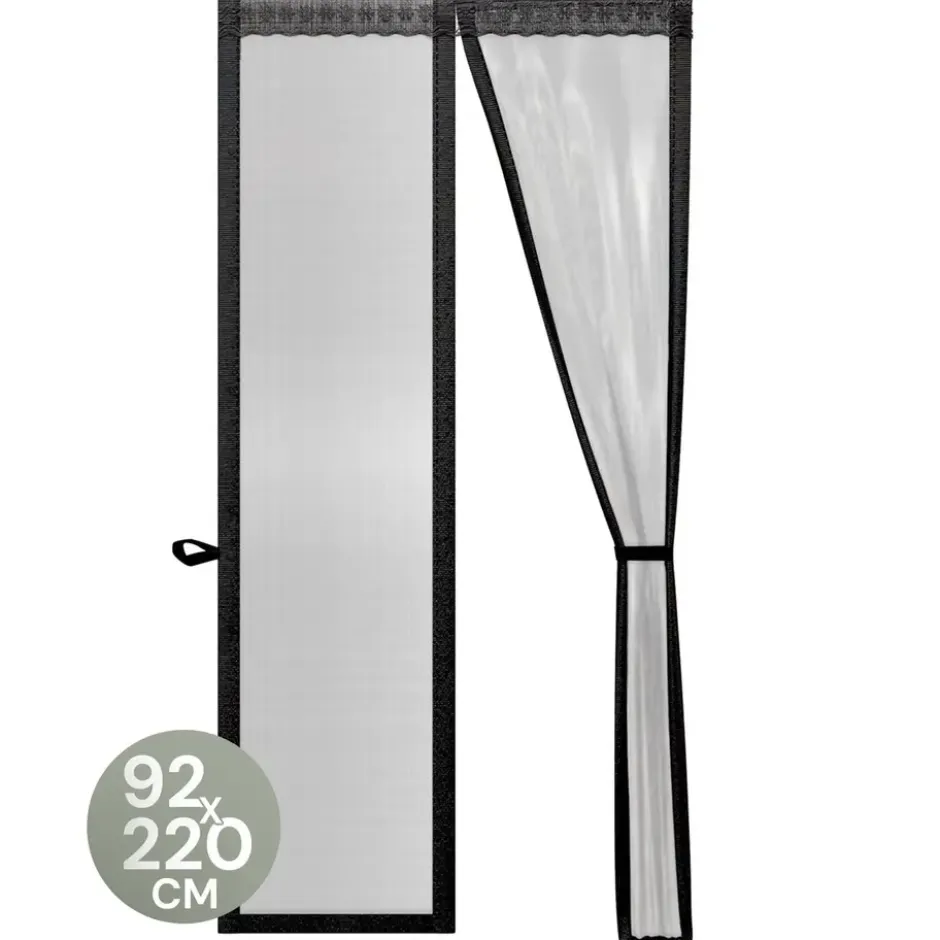O'DADDY Deurgordijn Deluxe FIBER - Magnetisch Vliegengordijn 92x220 Zwart