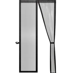 O'DADDY Deurgordijn Deluxe FIBER - Magnetisch Vliegengordijn 100x220 Zwart