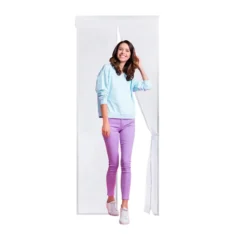 O’DADDY Deurgordijn – Magnetisch Vliegengordijn - 100x230cm – hor Wit