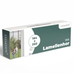 O'DADDY Lamellenhor deurhor – 184 x 260 cm – glasvezel – wit