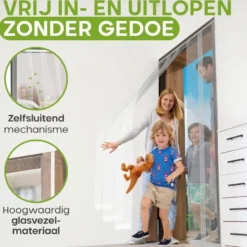 O'DADDY Lamellenhor 118x260 - Deurgordijn - wit
