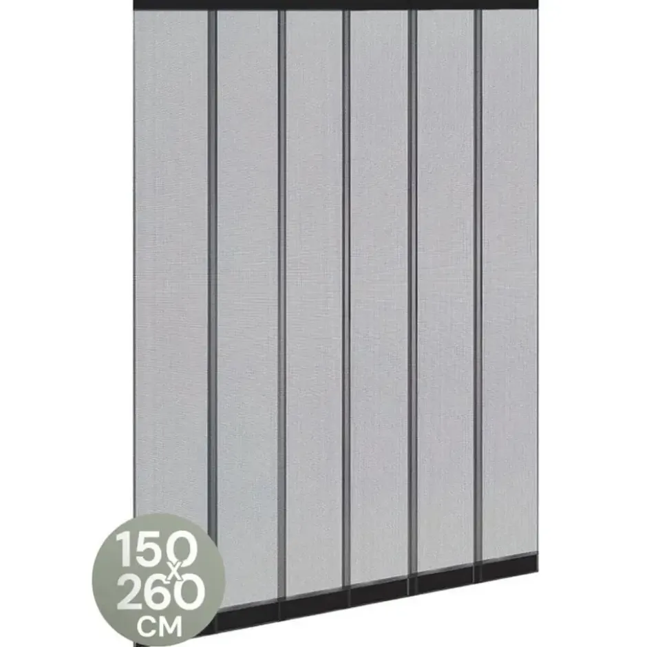 O'DADDY Lamellenhor 150x260 - Deurgordijn - zwart