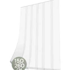 O'DADDY Lamellenhor 150x260 - Deurgordijn - wit