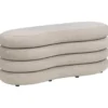 Opbergbank Fitero - beige - 41x106x43 cm