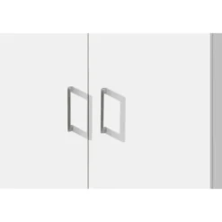 Opbergkast Ray 60cm met 2 deuren en 4 legplanken - wit