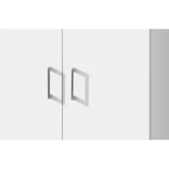 Opbergkast Ray 60cm met 2 deuren en 4 legplanken - wit