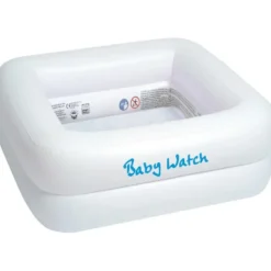 Opblaas babybadje - wit - vierkant - 85 x 85 x 33 cm