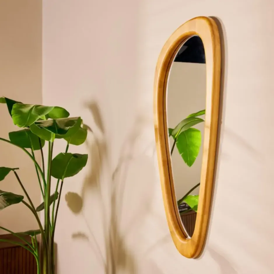 Organische Spiegel Fred - Hout 180cm
