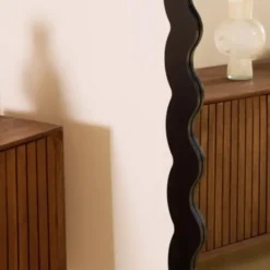 Organische Spiegel Nove - Zwart 165cm