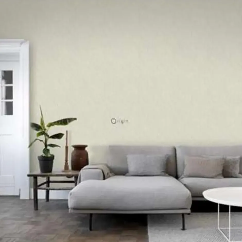 Origin behang - linnen - beige - 53 cm x 10,05 m