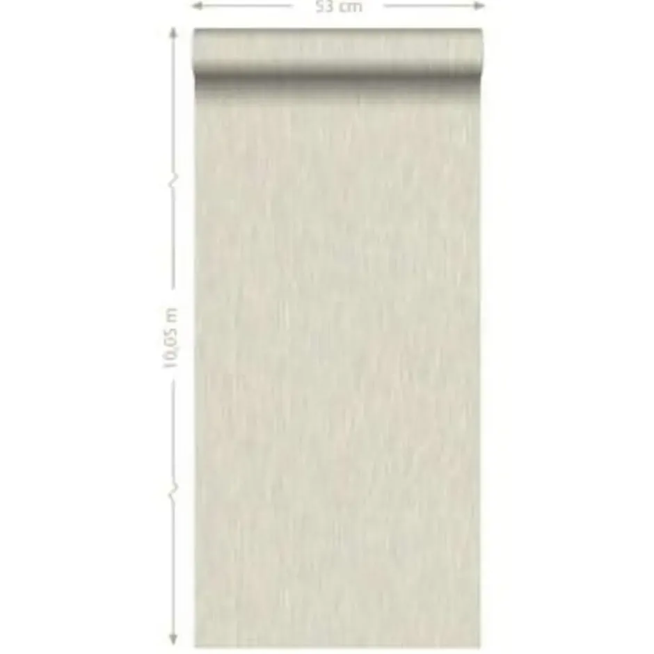 Origin behang - linnen - beige - 53 cm x 10,05 m