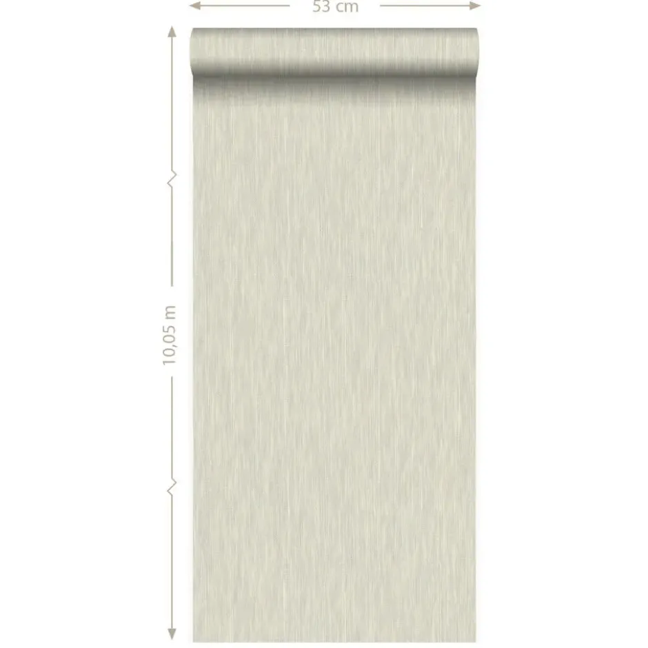 Origin behang - linnen - beige - 53 cm x 10,05 m