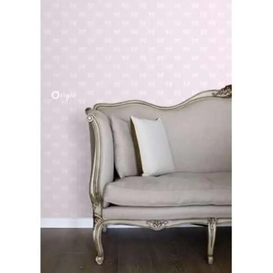 Origin behang - strikjes - licht roze - 53 cm x 10,05 m