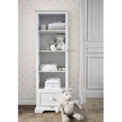 Origin behang - strikjes - wit en licht roze - 53 cm x 10,05 m