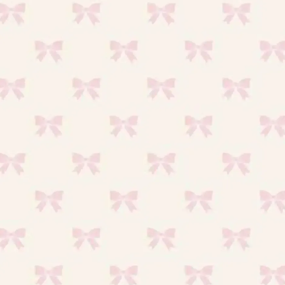 Origin behang - strikjes - wit en licht roze - 53 cm x 10,05 m