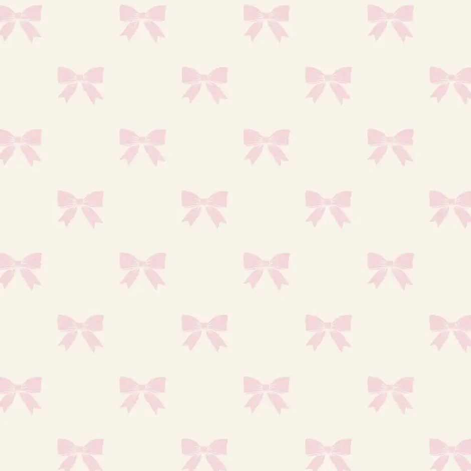 Origin behang - strikjes - wit en licht roze - 53 cm x 10,05 m