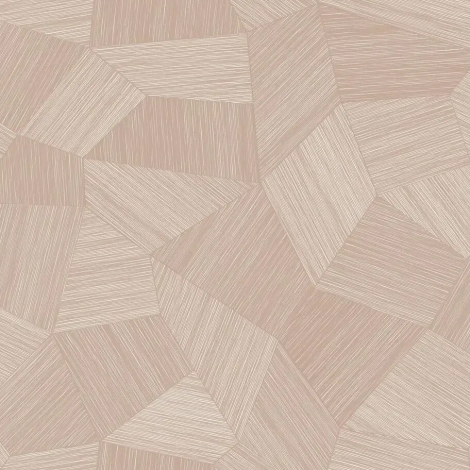 Origin Wallcoverings behang grafisch 3D motief zacht roze - 53 x 1005 cm
