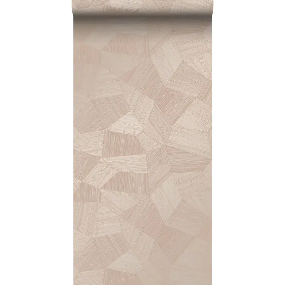 Origin Wallcoverings behang grafisch 3D motief zacht roze - 53 x 1005 cm