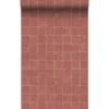Origin Wallcoverings behang tegelmotief terracotta - 50 x 900 cm