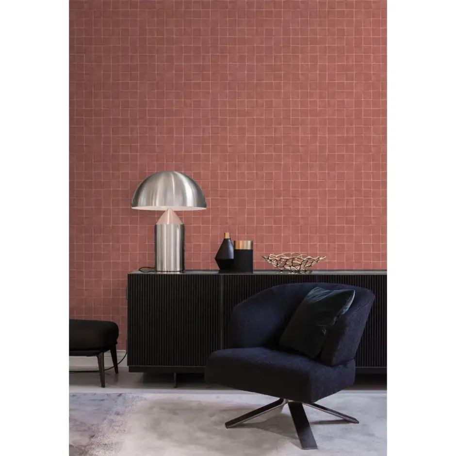 Origin Wallcoverings behang tegelmotief terracotta - 50 x 900 cm