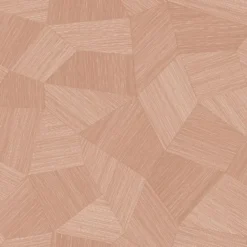 Origin Wallcoverings behang grafisch 3D motief terracotta roze - 53 x 1005 cm