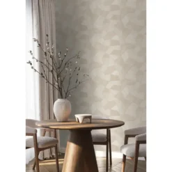 Origin Wallcoverings behang grafisch 3D motief gebroken wit - 53 x 1005 cm