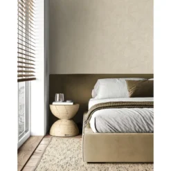 Origin Wallcoverings behang tropische bladeren taupe - 53 x 1005 cm