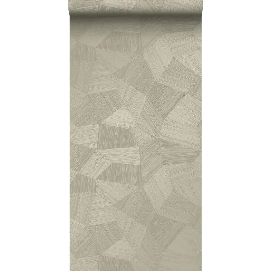Origin Wallcoverings behang grafisch 3D motief zand beige - 53 x 1005 cm