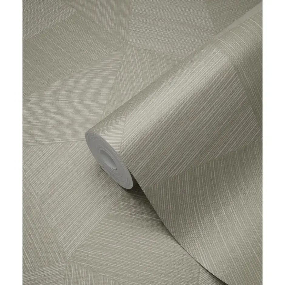 Origin Wallcoverings behang grafisch 3D motief zand beige - 53 x 1005 cm