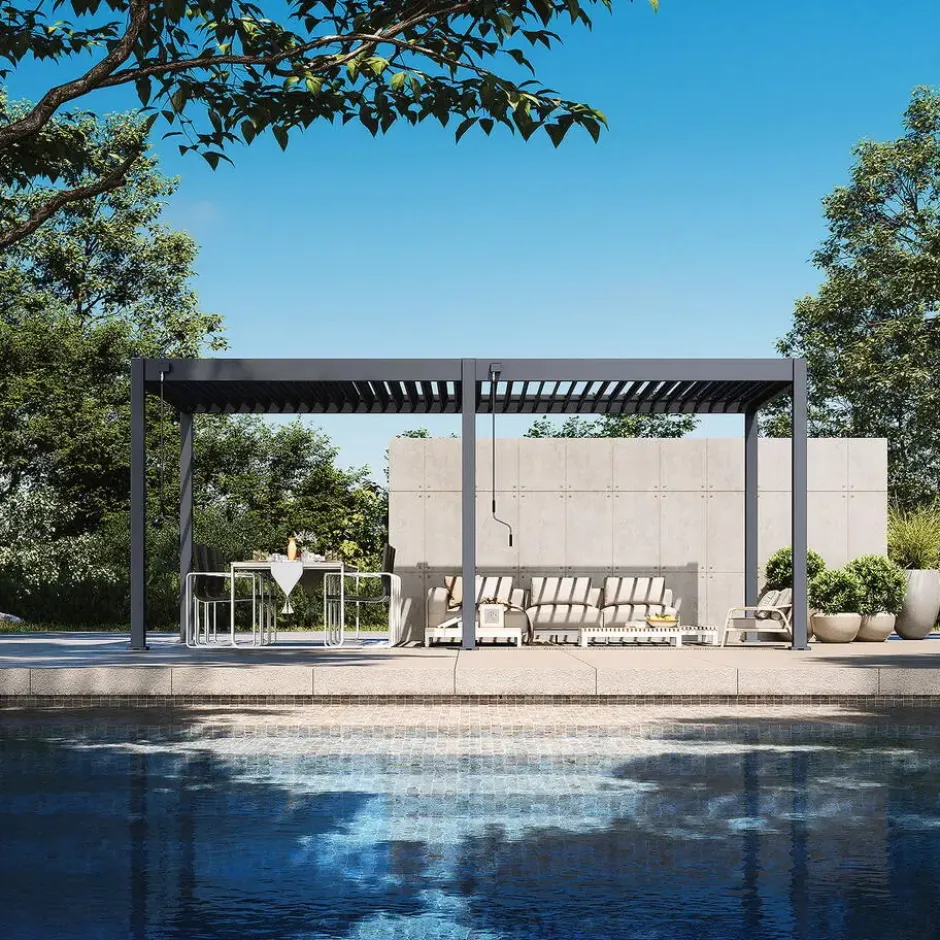 Orion Comfort terrasoverkapping 300 x 600 cm antraciet