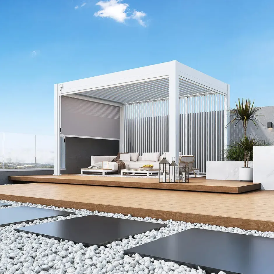 Orion Comfort terrasoverkapping 300 x 400 cm wit