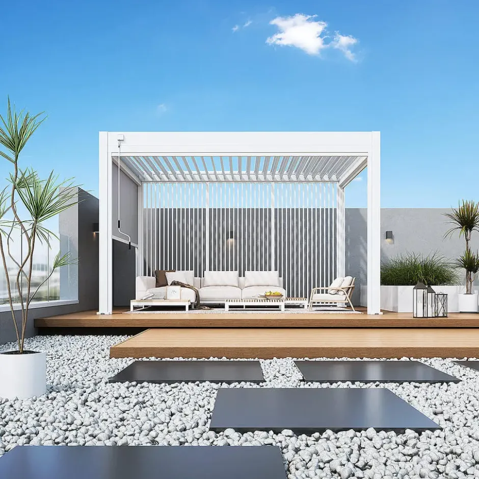 Orion Comfort terrasoverkapping 300 x 400 cm wit