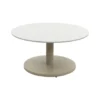 Orion salontafel voor buiten Ø60 cm. - Keramiek/Latte
