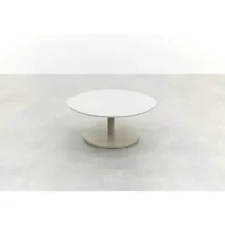 Orion salontafel voor buiten Ø60 cm. - Keramiek/Latte