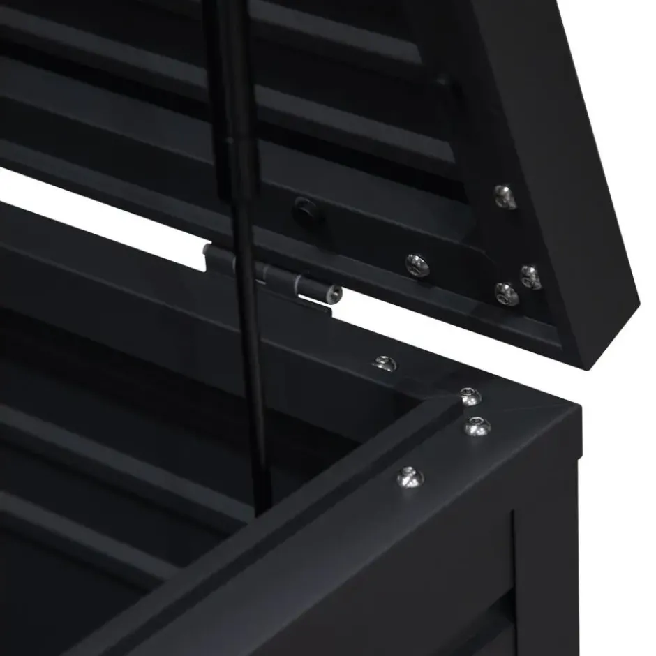 Orion Sit & Store aluminium opbergbox 590L antraciet