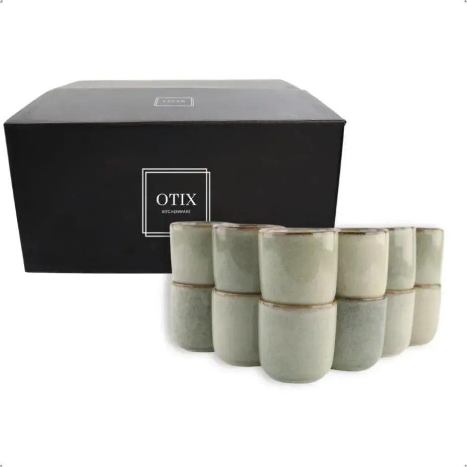 OTIX Espresso Kopjes 12 Delig Beech - Groen