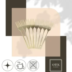 OTIX Gebaksvorken 8 stuks - Goud