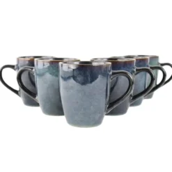 OTIX Koffiekopjes 6 Delig Ebony - Blauw