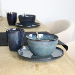 OTIX Koffiekopjes 6 Delig Ebony - Blauw