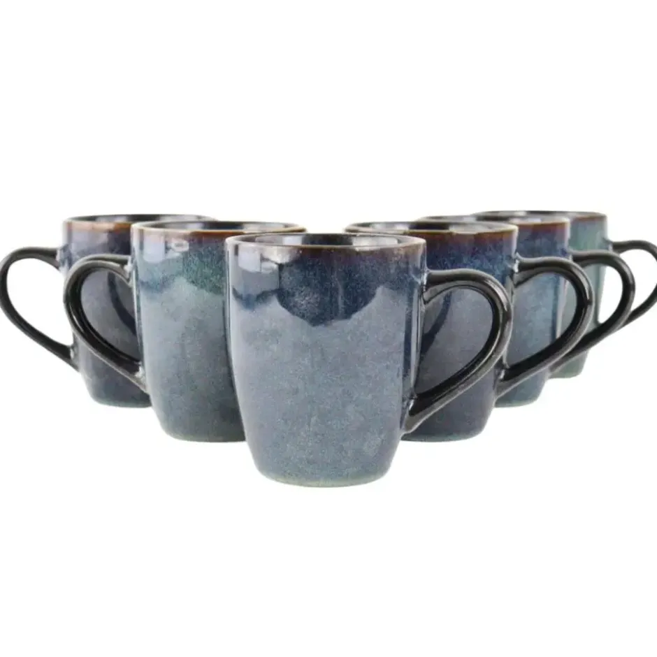 OTIX Koffiekopjes 6 Delig Ebony - Blauw