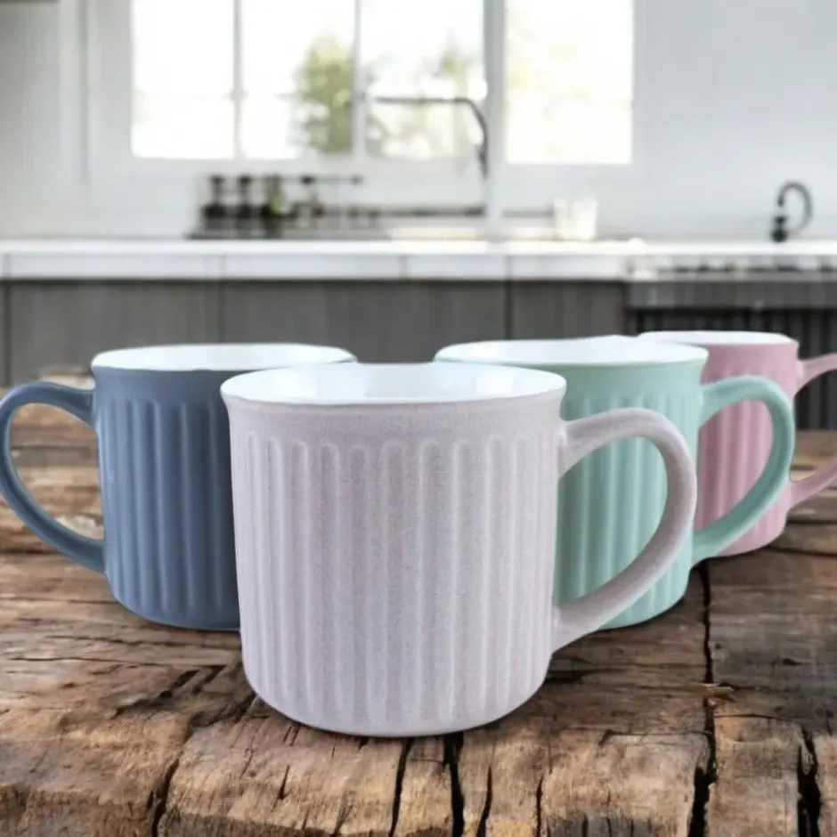 OTIX Koffiekopjes 8 Delig Moss - Multikleur