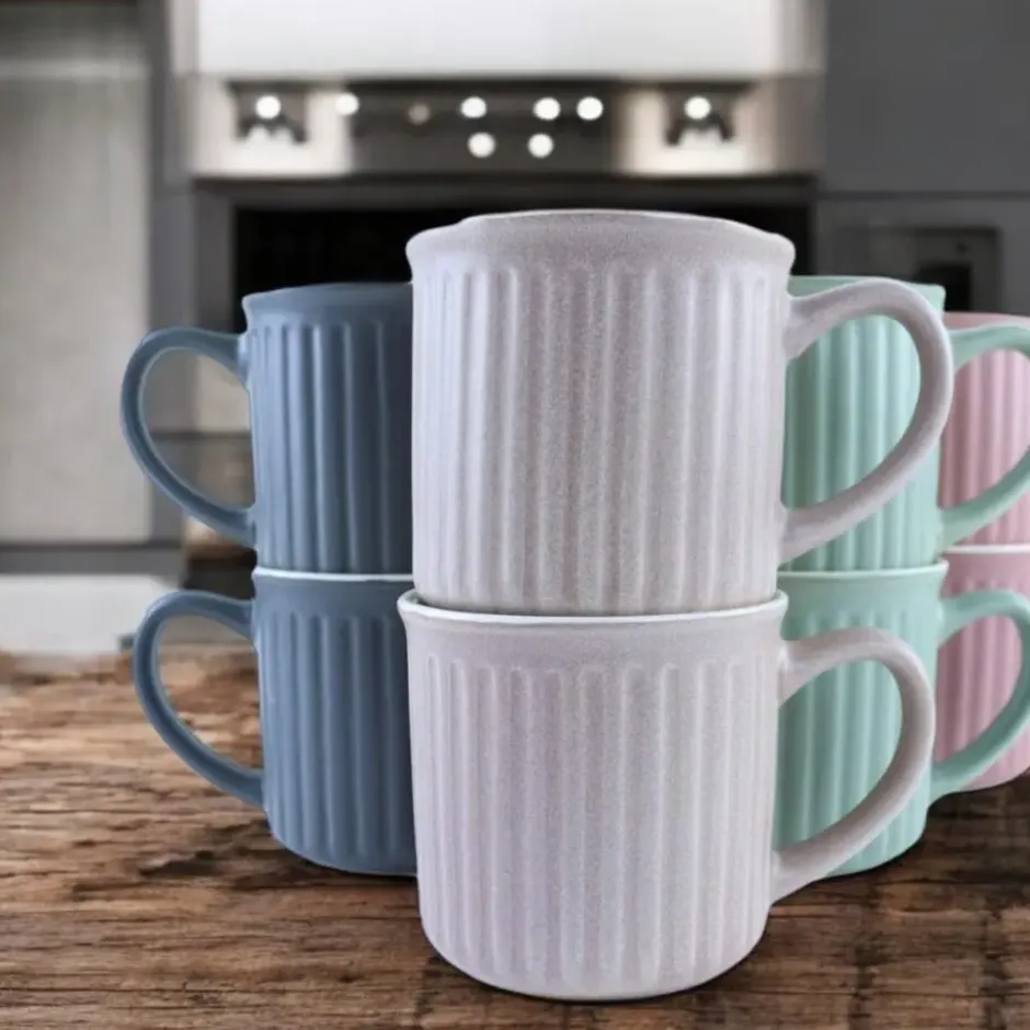 OTIX Koffiekopjes 8 Delig Moss - Multikleur