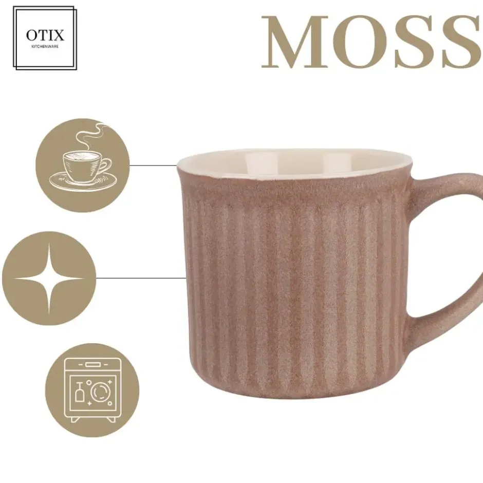OTIX Koffiekopjes 8 Delig Moss - Multikleur