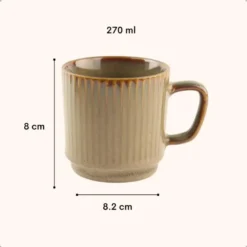 OTIX Koffiekopjes 6 Delig Tone - Multikleur